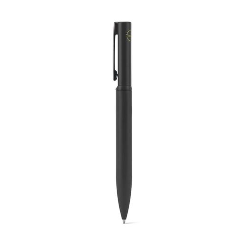 black ELSIE. Elegante bolígrafo de metal (60% reciclado)