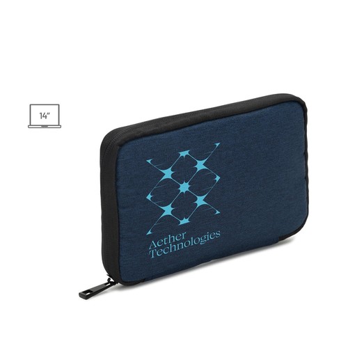 NEWCASTLE BAG. BOLSA ORGANIZADORA DE POLIÉSTER RECICLADO 600D DE ALTA DENSIDAD CON UN ESPACIOSO COMPARTIMENTO PRINCIPAL PARA ACCESORIOS TECNOLÓGICOS