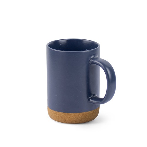 azul marino CONSTELLATION CORK. Taza de cerámica con base de corcho 320 ml