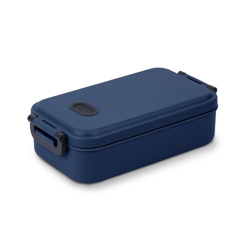 azul marino MOCHI. Caja hermética de PP 900 mL