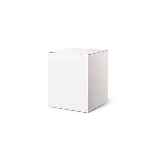 white ESSENCE. Vela perfumada de 50 g en vaso de cristal con tapa de bambú