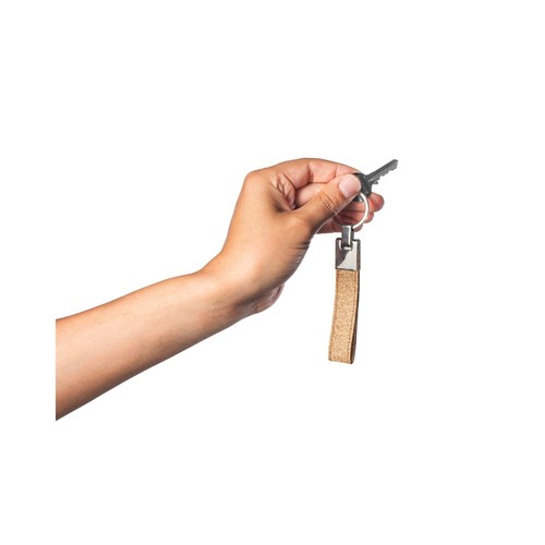 EVANS. Set composé d'un stylo à bille et d'un porte-clés, tous deux en métal et en liège - 4