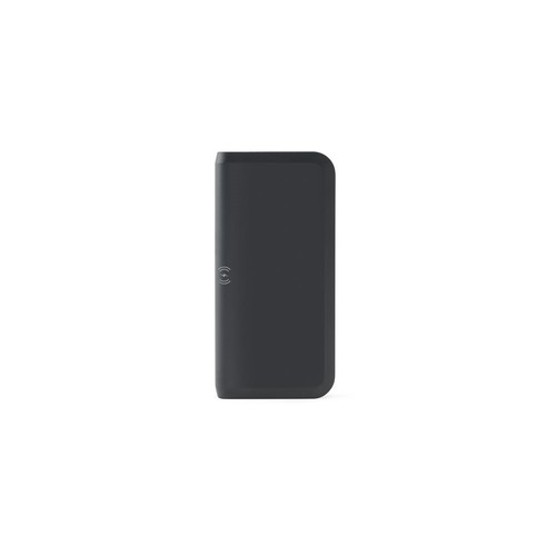black BECKER 10. Batería externa de 10 000 mAh en ABS reciclado (100 % rABS) con cargador inalámbrico ultrarrápido de 15 W