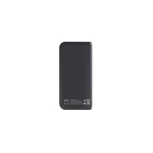 black BECKER 10. Batería externa de 10 000 mAh en ABS reciclado (100 % rABS) con cargador inalámbrico ultrarrápido de 15 W