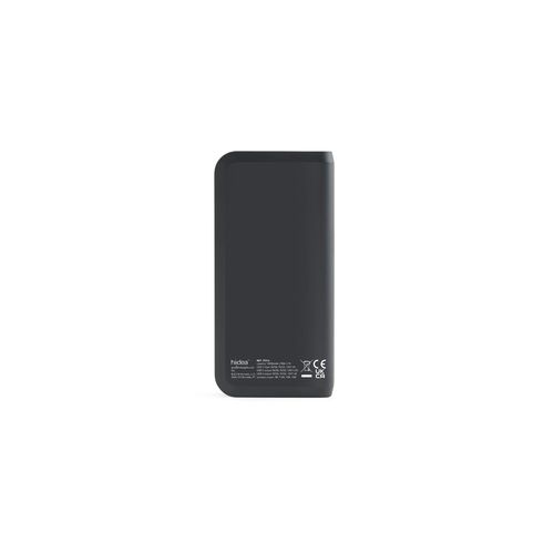 BECKER 10. Batería externa de 10 000 mAh en ABS reciclado (100 % rABS) con cargador inalámbrico ultrarrápido de 15 W