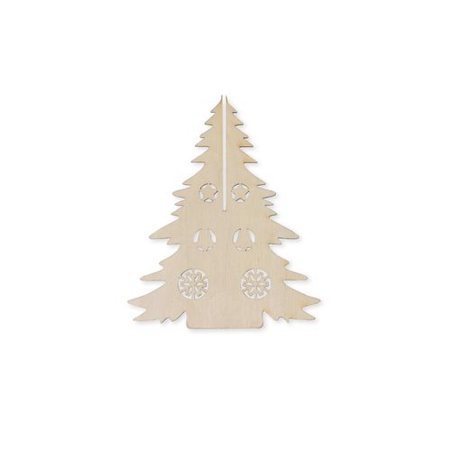 PINERY. Árbol de Navidad de madera plegable para colorear