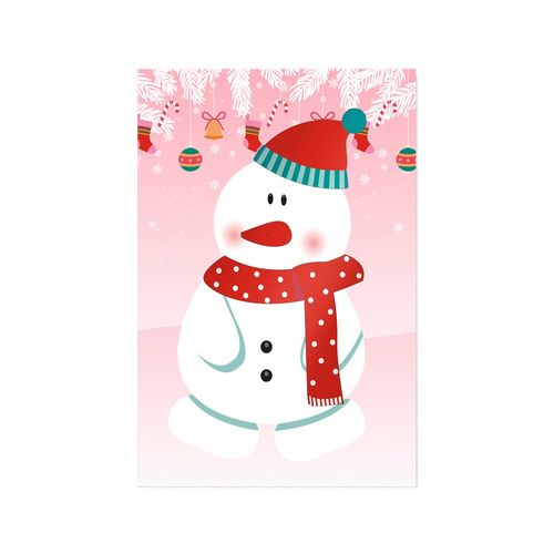 GLIMN. Set de six feuilles avec figurines de Noël et 3 feuilles d'autocollants - 4