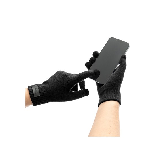 BURROW. GUANTES DE POLIÉSTER RECICLADO (100 % RPET) CON PUNTAS TÁCTILES