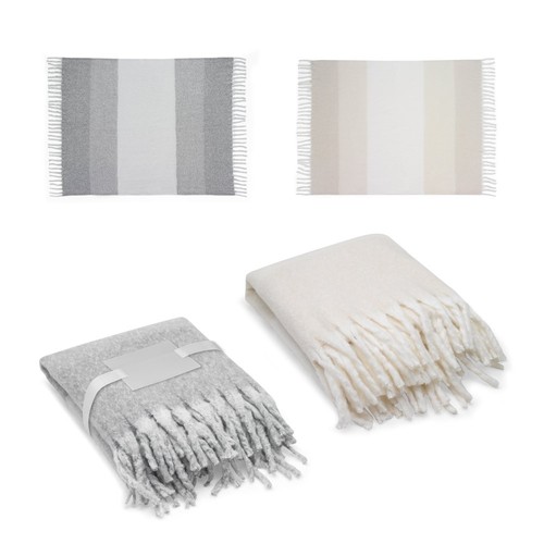 COMFY. Couverture en polyester recyclé (100% rPET) (300 g/m²), au toucher mohair, RIONDET SERIPUB, EYBENS