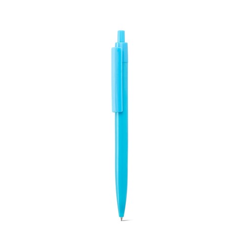 azul claro NOLWEN. Bolígrafo ABS con acabado brillante sólido