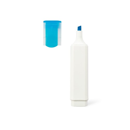 azul claro FLETCHER. Resaltador PP con acabado brillante