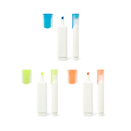 FLETCHER. Surligneur en PP avec finition brillante - 1