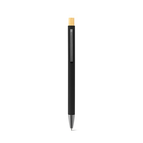 ZYLEN. Bolígrafo de aluminio reciclado (100% rAL), con acabado de goma