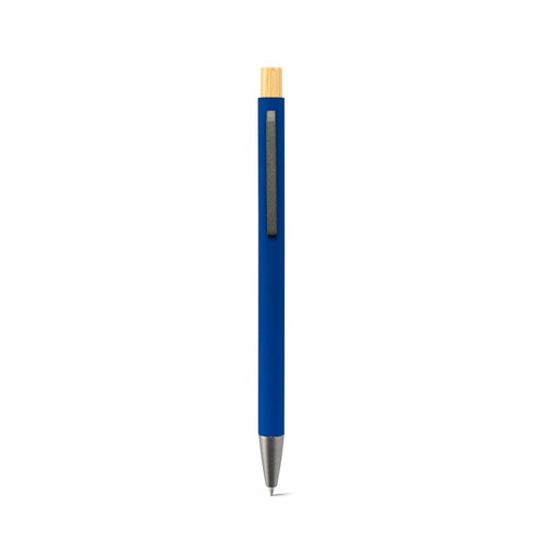 ZYLEN. Bolígrafo de aluminio reciclado (100% rAL), con acabado de goma