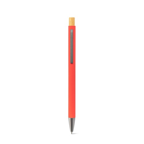 ZYLEN. Bolígrafo de aluminio reciclado (100% rAL), con acabado de goma