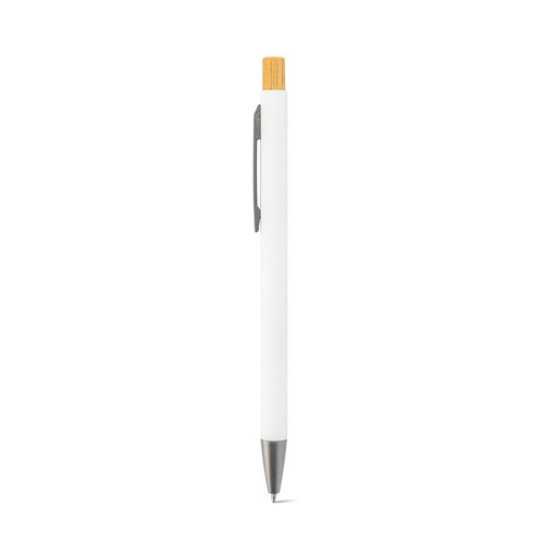 ZYLEN. Bolígrafo de aluminio reciclado (100% rAL), con acabado de goma
