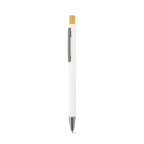 ZYLEN. Bolígrafo de aluminio reciclado (100% rAL), con acabado de goma