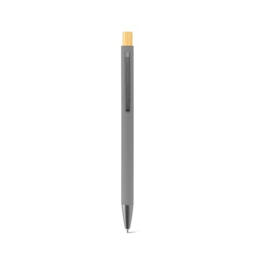 ZYLEN. Bolígrafo de aluminio reciclado (100% rAL), con acabado de goma