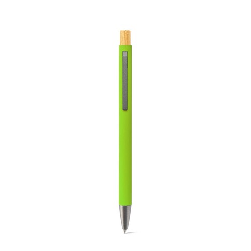 ZYLEN. Bolígrafo de aluminio reciclado (100% rAL), con acabado de goma