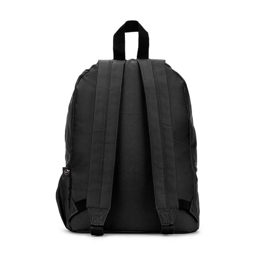 black ROSARIO. Mochila clásica con un diseño atemporal en poliéster reciclado 600D