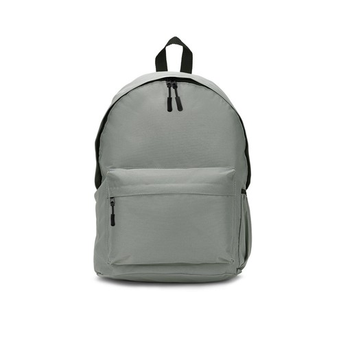 gris claro ROSARIO. Mochila clásica con un diseño atemporal en poliéster reciclado 600D