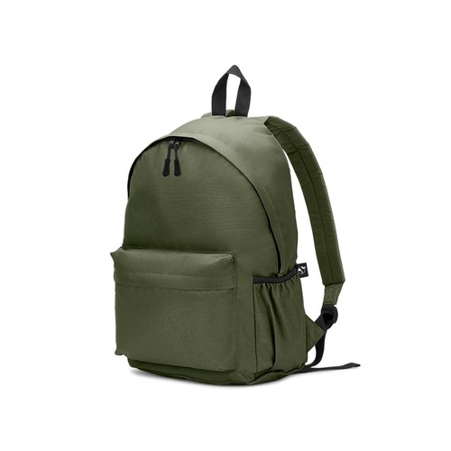 ROSARIO. Mochila clásica con un diseño atemporal en poliéster reciclado 600D