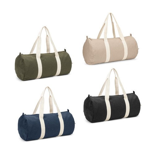 SAINT SPORT. BOLSA DE DEPORTE DE ALGODÓN RECICLADO Y POLIÉSTER RECICLADO (380 G/M²)