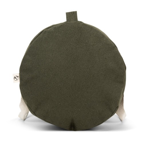 verde oscuro SAINT SPORT. Bolsa de deporte de algodón reciclado y poliéster reciclado (380 g/m²)