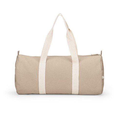 natural SAINT SPORT. Bolsa de deporte de algodón reciclado y poliéster reciclado (380 g/m²)