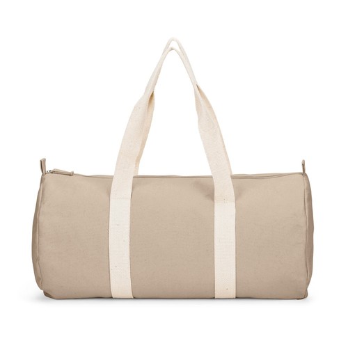 natural SAINT SPORT. Bolsa de deporte de algodón reciclado y poliéster reciclado (380 g/m²)