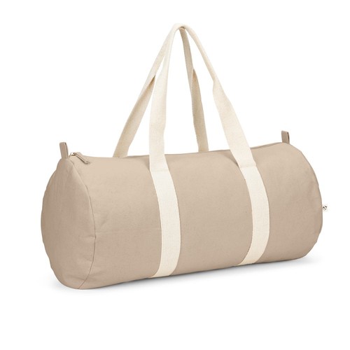 natural SAINT SPORT. Bolsa de deporte de algodón reciclado y poliéster reciclado (380 g/m²)