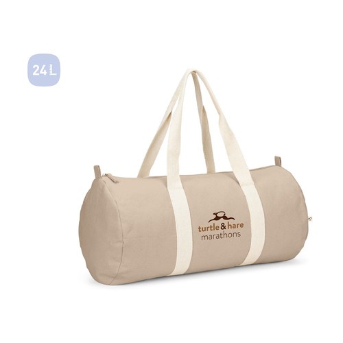 SAINT SPORT. BOLSA DE DEPORTE DE ALGODÓN RECICLADO Y POLIÉSTER RECICLADO (380 G/M²)