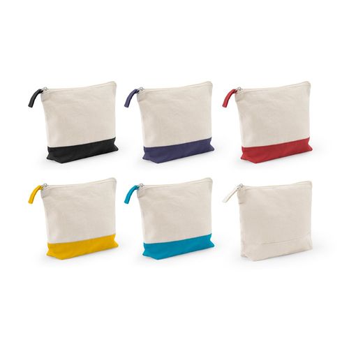 DAPHNE. Trousse à cosmétiques 100 % coton (340 g/m²) bicolore - 1