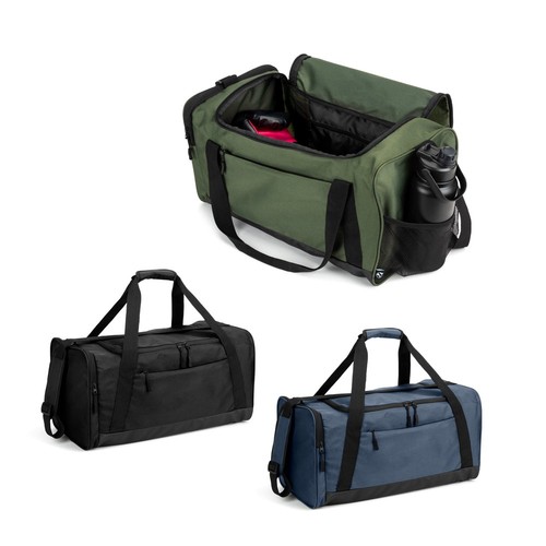 FARO. Bolsa deportiva de poliéster reciclado 600D de alta densidad, Merchandising, artículos personalizados para tu promoción de marca