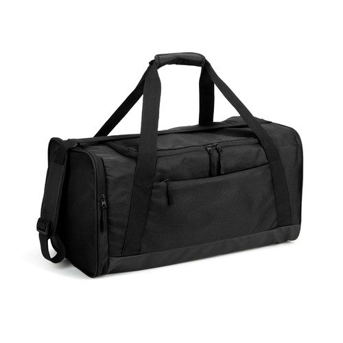 black FARO. Bolsa deportiva de poliéster reciclado 600D de alta densidad