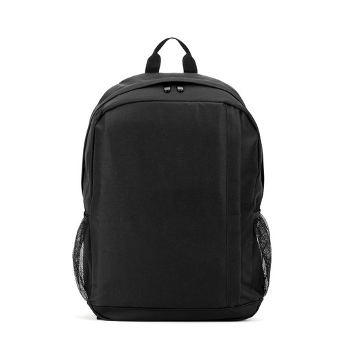 black LIVERPOOL. Mochila para portátil de 15 pulgadas de poliéster reciclado 600D de alta densidad
