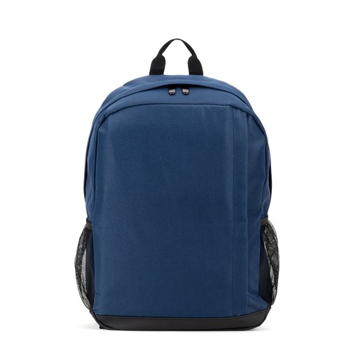 blue LIVERPOOL. Mochila para portátil de 15 pulgadas de poliéster reciclado 600D de alta densidad