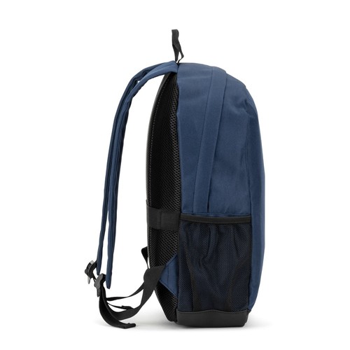 blue LIVERPOOL. Mochila para portátil de 15 pulgadas de poliéster reciclado 600D de alta densidad