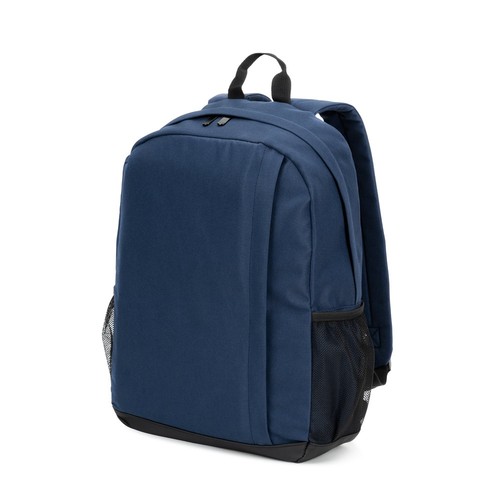 blue LIVERPOOL. Mochila para portátil de 15 pulgadas de poliéster reciclado 600D de alta densidad