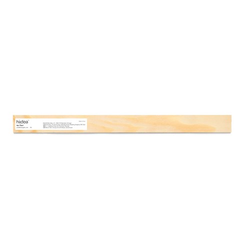 luz natural WESLEY 30. Regla de madera de pino con escala de 30 cm