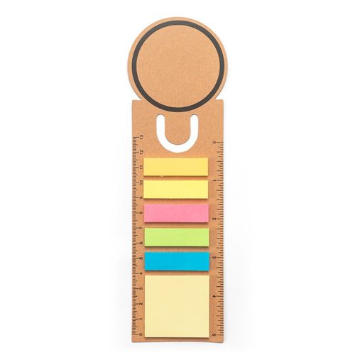 SAWYER. Set de bureau 3 en 1, fabriqué à partir de papier 100 % recyclé, avec un dessus rond et une impression noire tout autour - 2