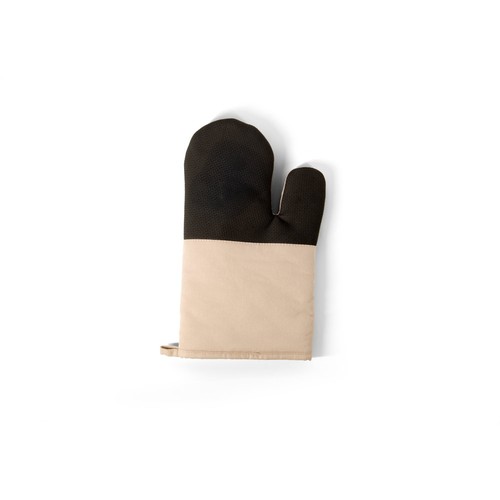beis LAWSON. Guante de cocina 100% algodón con silicona en un lado