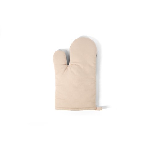 beis LAWSON. Guante de cocina 100% algodón con silicona en un lado