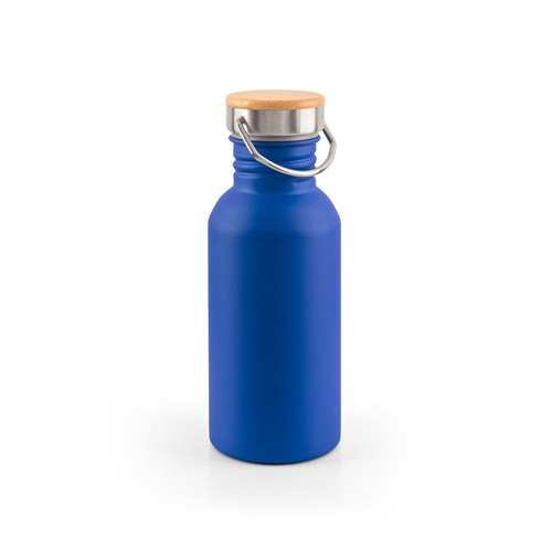 blue EWING. Botella de acero inoxidable de pared simple (90% reciclada)