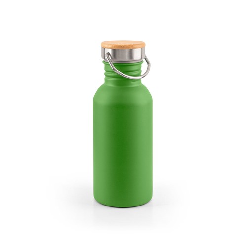 green EWING. Botella de acero inoxidable de pared simple (90% reciclada)