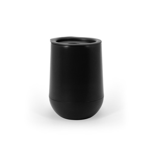 black ADLINGTON. Vaso de viaje de PP con aislamiento de aire de doble pared