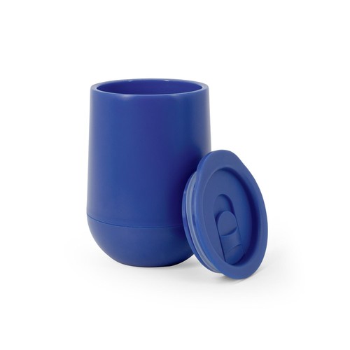 blue ADLINGTON. Vaso de viaje de PP con aislamiento de aire de doble pared