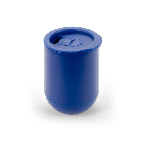blue ADLINGTON. Vaso de viaje de PP con aislamiento de aire de doble pared
