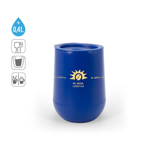 ADLINGTON. Vaso de viaje de PP con aislamiento de aire de doble pared