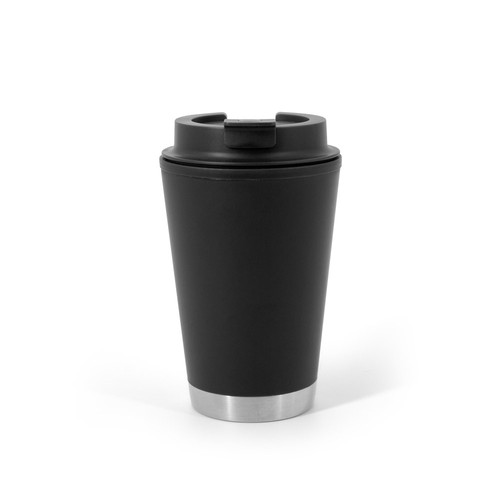 black FIGLIOLI. Vaso de viaje de PP de doble pared a prueba de fugas